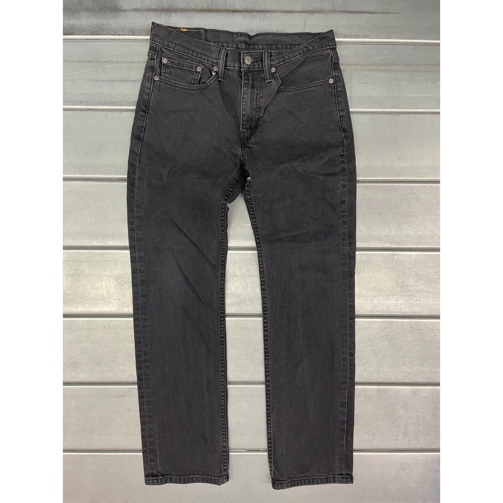 Levis 514 Jeans Mens 31x31 Black Wash Denim‎ Slim Straight